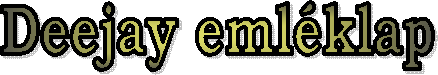 Deejay emléklap